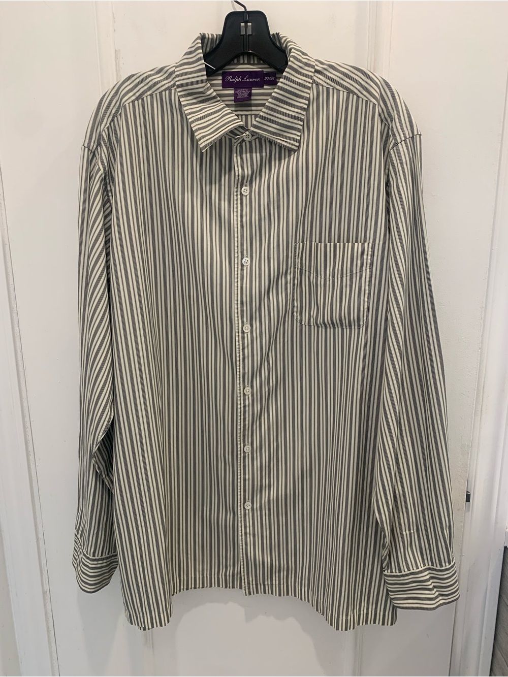Ralph Lauren Purple Label striped shirt. Size XL